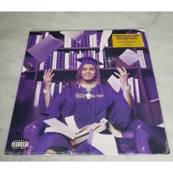 Lil Pump - Harverd Dropout Exclusive Limited Edition Clear Colored Vinyl LP New - Picture 2 of 3